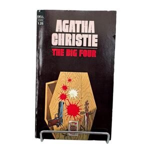 VTG Agatha Christie The Big Four 1975 paperback New Dell Mystery Hercule Poirot